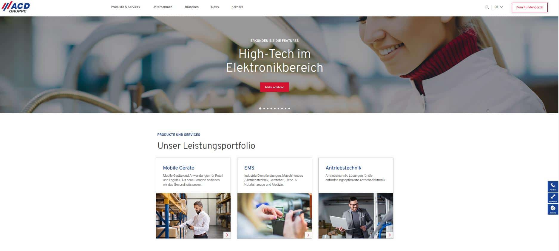 ACD Neue Webseite 1