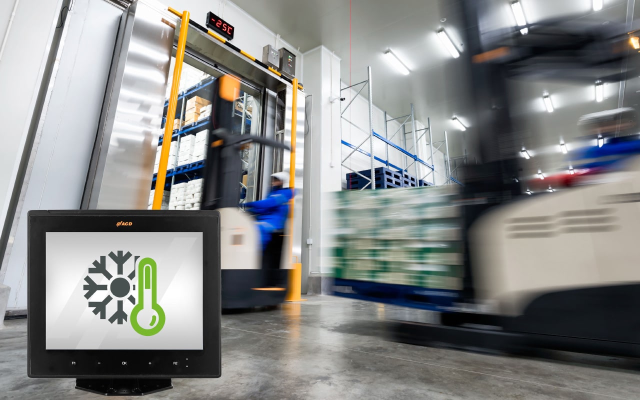 MFT10SE Staplerterminal mit 10 Zoll Display im TK Bereich