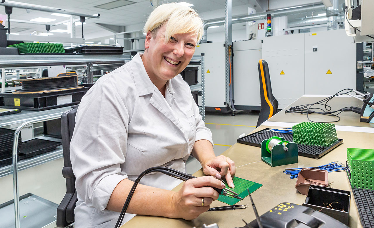 Hand soldering