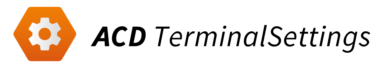 ACD Terminalsettings